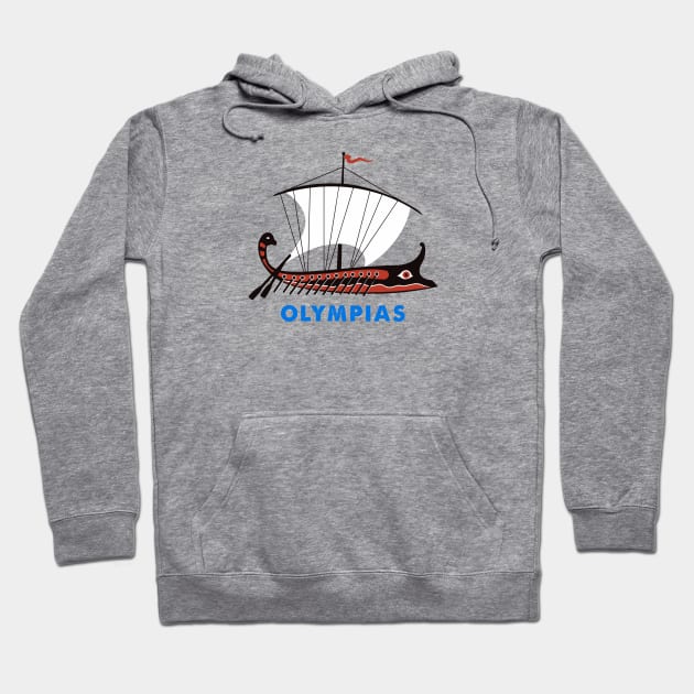 Greek trireme Hoodie by GreekTavern